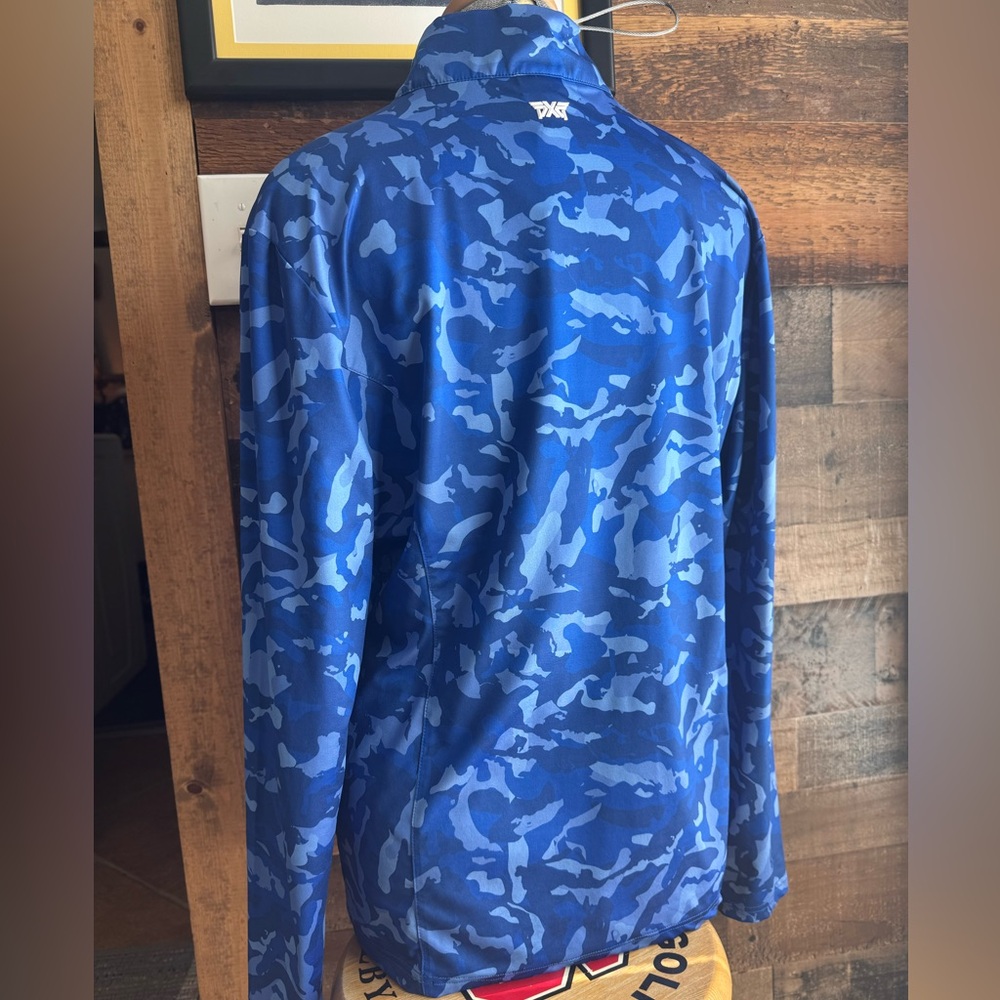 STILL AVAILABLE- PXG Blue Camouflage Pullover - Picture 3 of 6